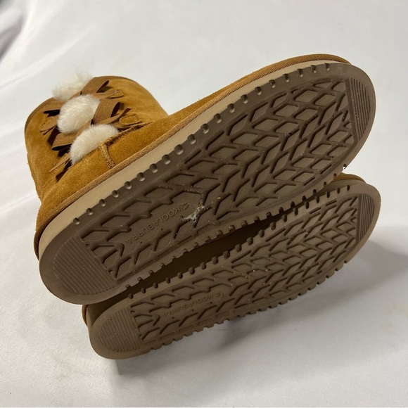 Koolaburra by Ugg Genuine Suede Sheepskin Short Winter Boots Size 7 Women’s - Picture 6 of 8